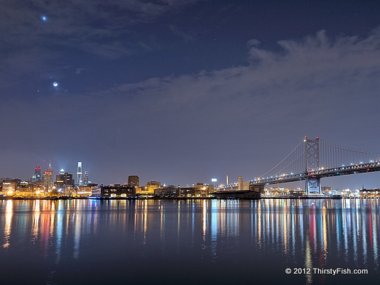 Venus, Moon, Jupiter... Philadelphia