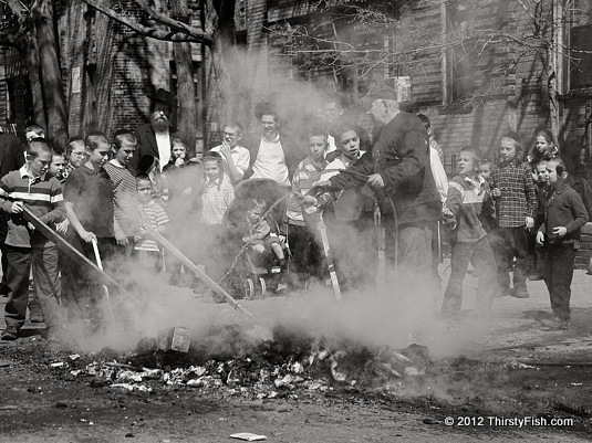 American Mosaic: Chametz is Burned in Brooklyn