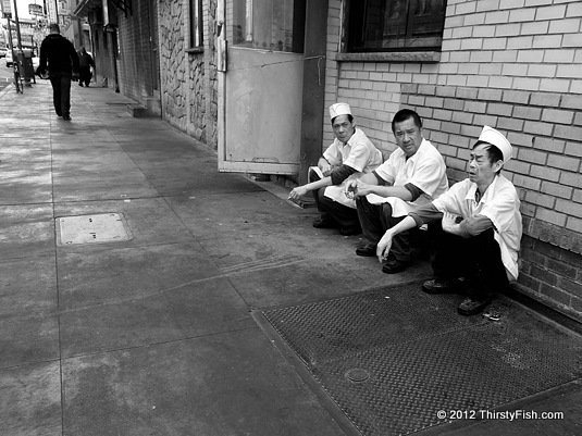 Three Smoking Chefs - Three Vinegar Tasters