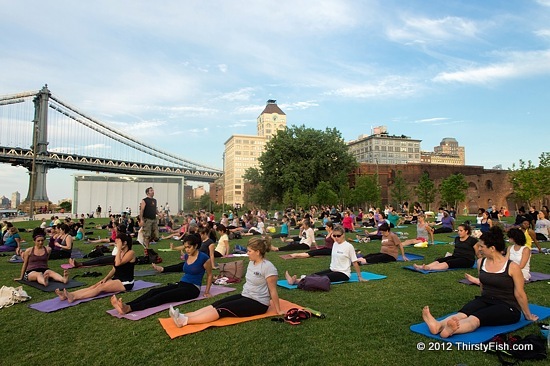 Pilates At Brooklyn Bridge Park