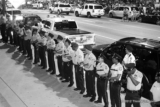 Occupy National Gathering: Philadelphia Police Barricade