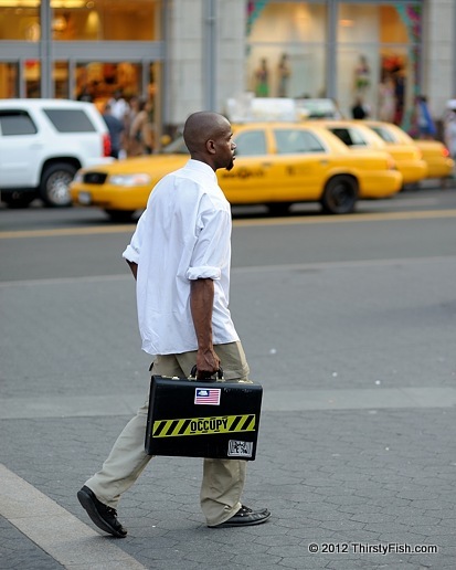 Occupy Wall Street: The Man with the Briefcase