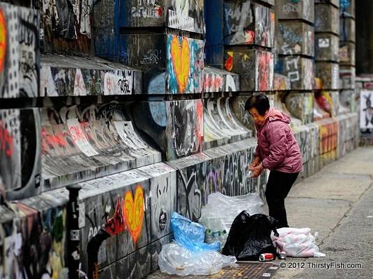 Collecting Cans and Bottles in New York City