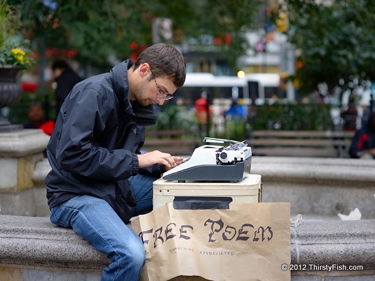 Free Poems in Union Square