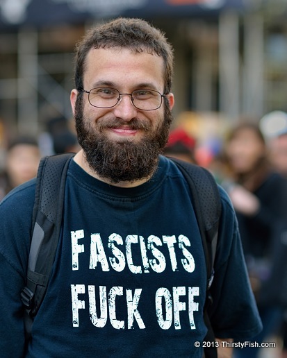 Occupy May Day 2013: Fascists: Fuck Off!