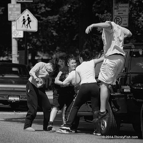 Kids Fight in Brooklyn