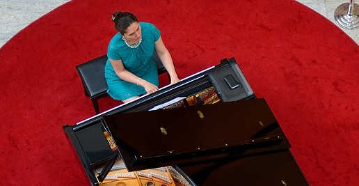 Piano At Mall