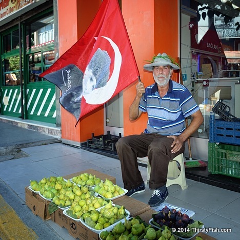 Selling Figs In Urla - The Silent Protest