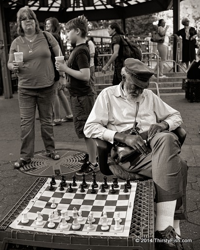 Chess Player At Union Square