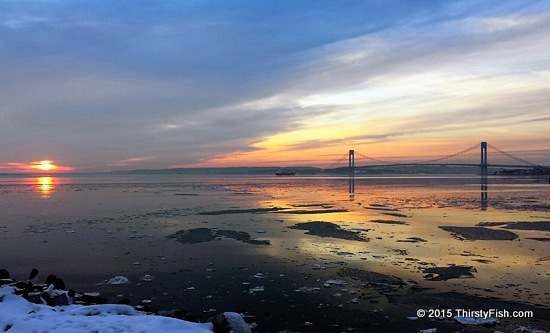 Cold Verrazano Sunset