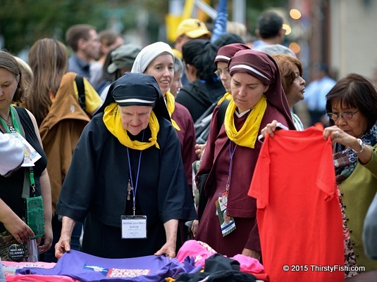 Sisters Purchasing Pope Francis T-Shirts